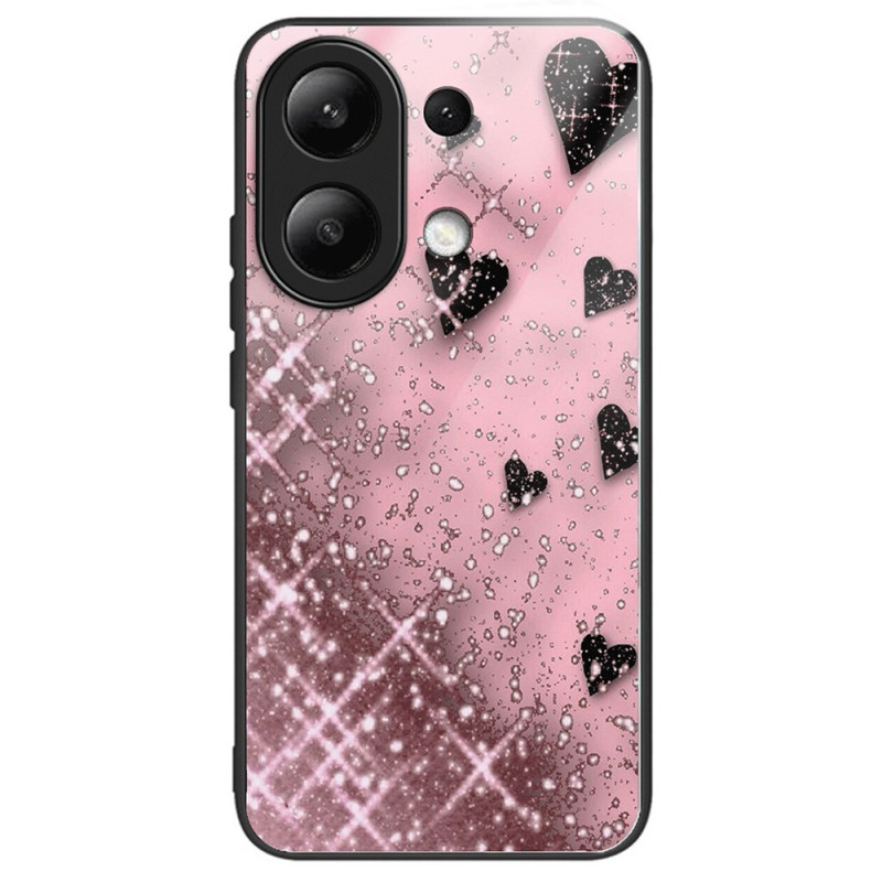 Xiaomi Redmi Note 13 4G Funda Dura Cristal Amour Rosa