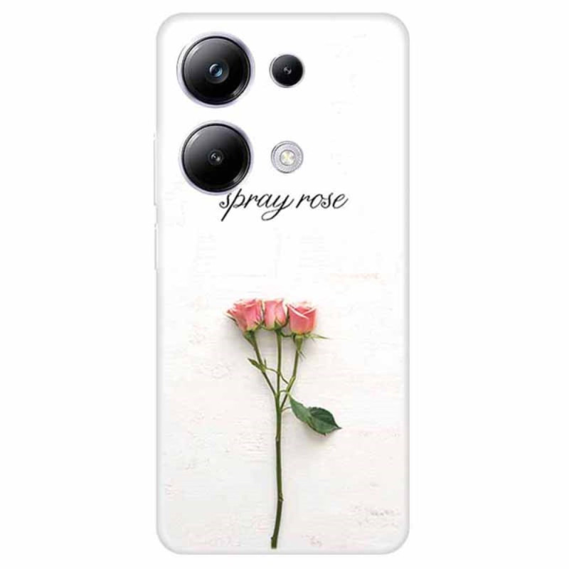 Xiaomi Redmi Note 13 Pro 4G / Poco M6 Pro 4G Funda Tres Flores