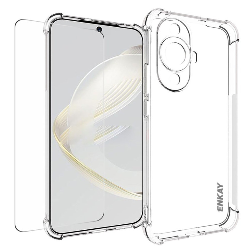 Funda Transparente Huawei Nova 12S con Protector de Pantalla ENKAY