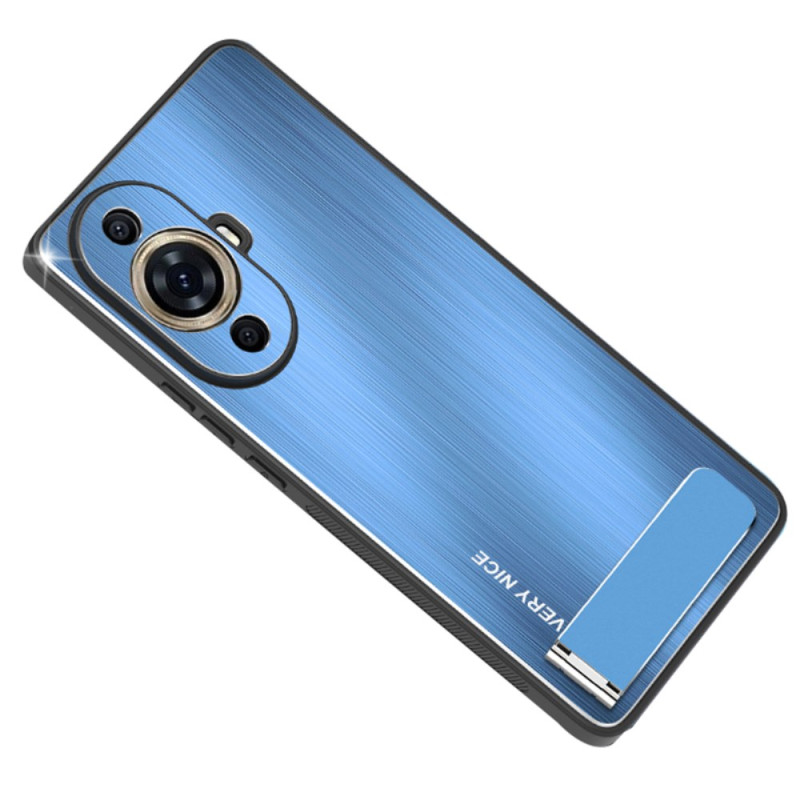 Huawei Nova 12S Funda Efecto Metal Soporte