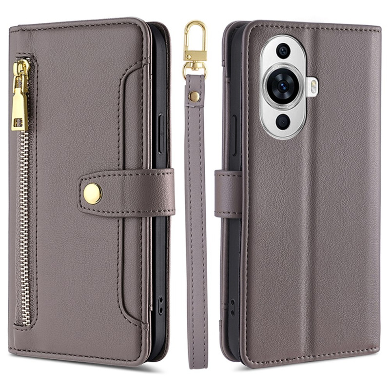 Funda Huawei Nova 12S Cartera Cordón y Bandolera