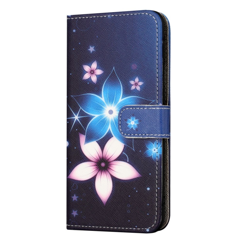 Funda Samsung Galaxy M15 5G Lunar Flowers con colgante
