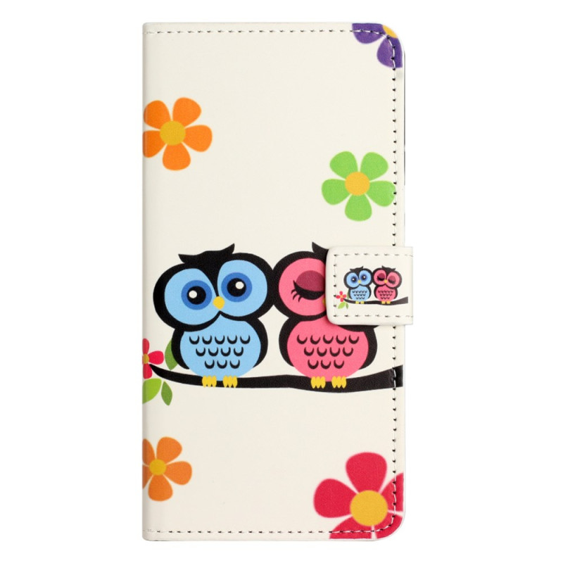 Funda Samsung Galaxy M15 5G Pareja de búhos