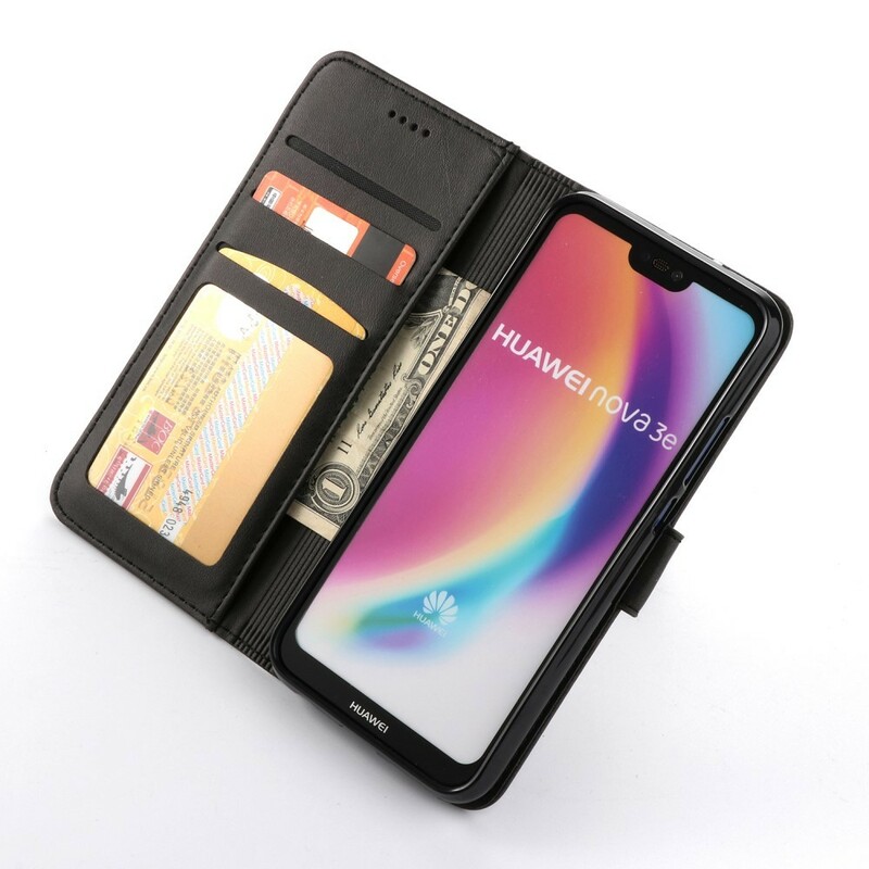 Funda Huawei P20 Lite LC.IMEEKE Efecto piel