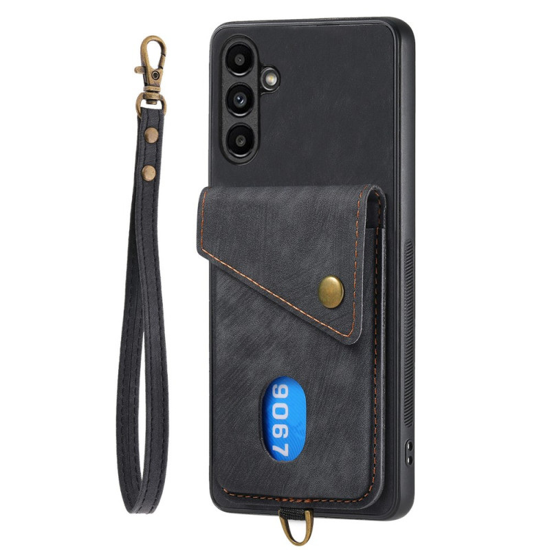 Funda Samsung Galaxy M15 5G Soporte para tarjeta y cordón