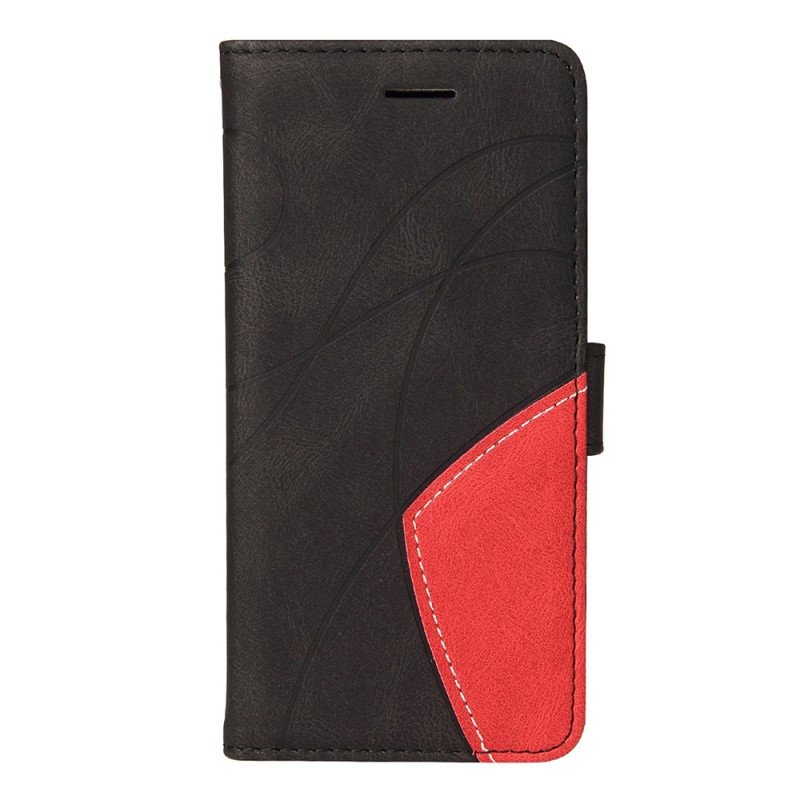 Funda Samsung Galaxy M15 5G Línea ondulada bicolor con colgante
