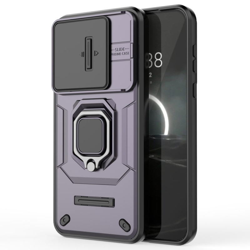 Huawei Pura 70 Funda Anular con Protección de Lente Deslizante