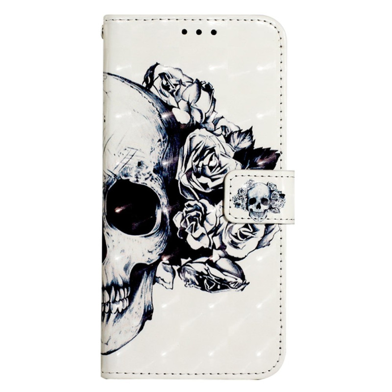 Funda Oppo A79 5G Flower Skull