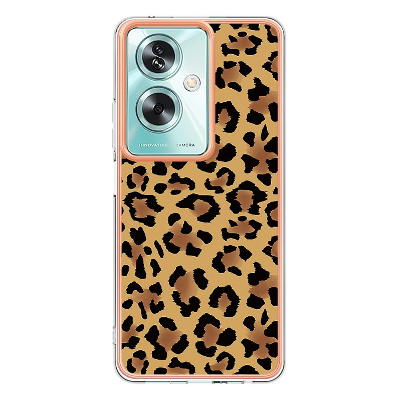 Oppo A79 5G Funda con estampado de leopardo