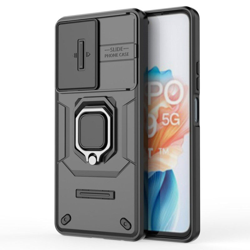Funda Oppo A79 5G Anillo Resistente Lente Deslizante Protector