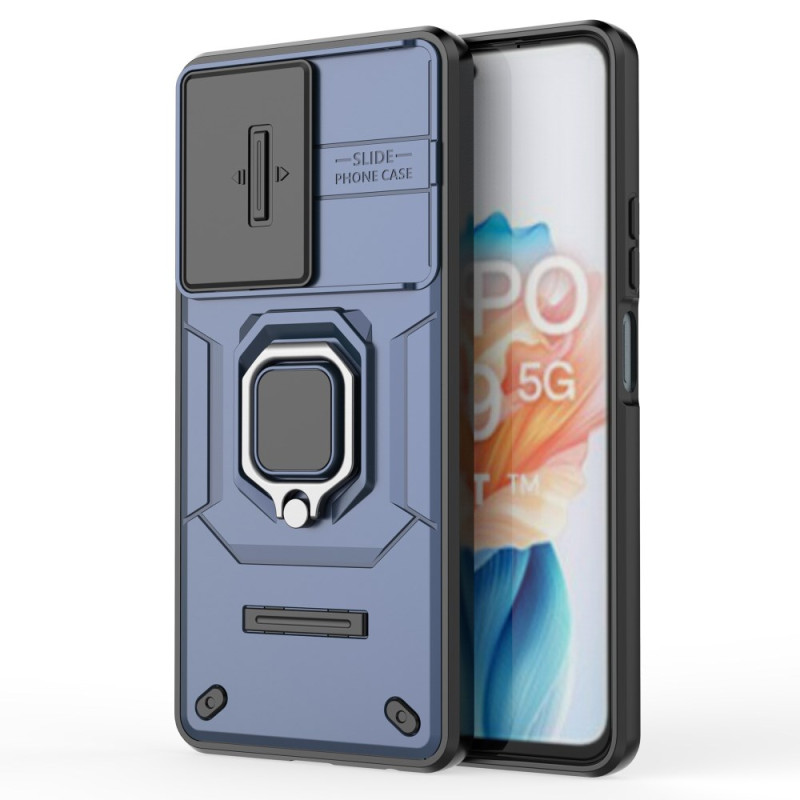 Funda Oppo A79 5G Anillo Resistente Lente Deslizante Protector