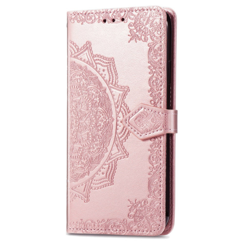 Funda para Oppo A79 5G / A2 5G con motivo Mandala en relieve y tarjetero