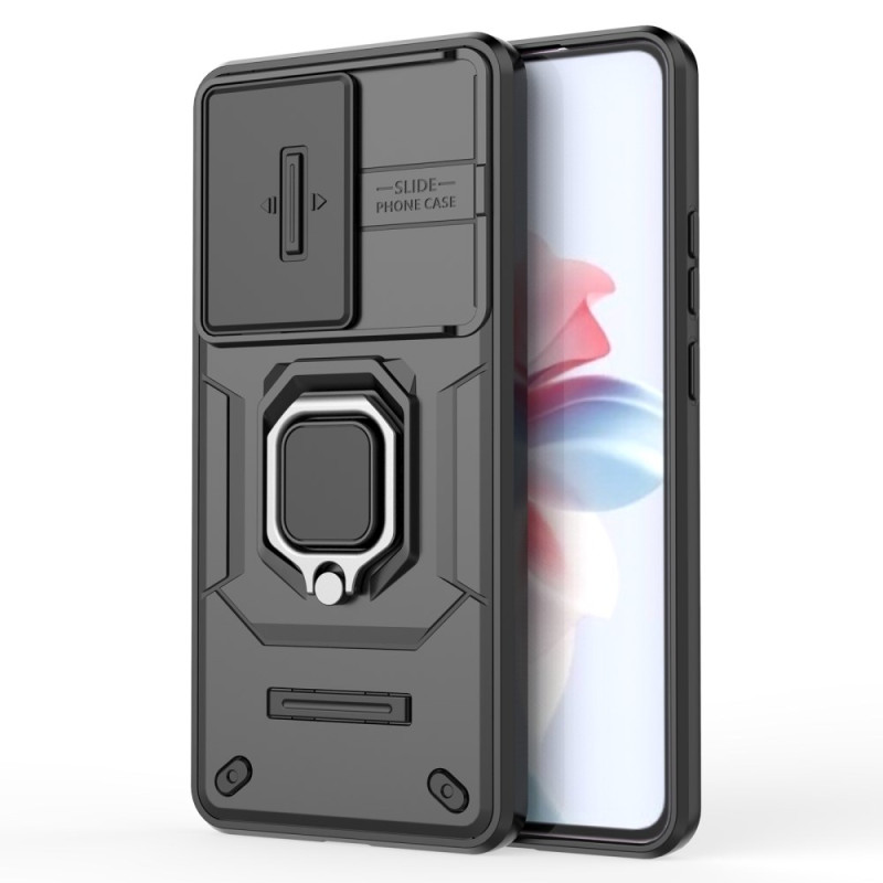 Funda Oppo Reno 11F 5G Anillo Resistente Cámara Deslizante Protector