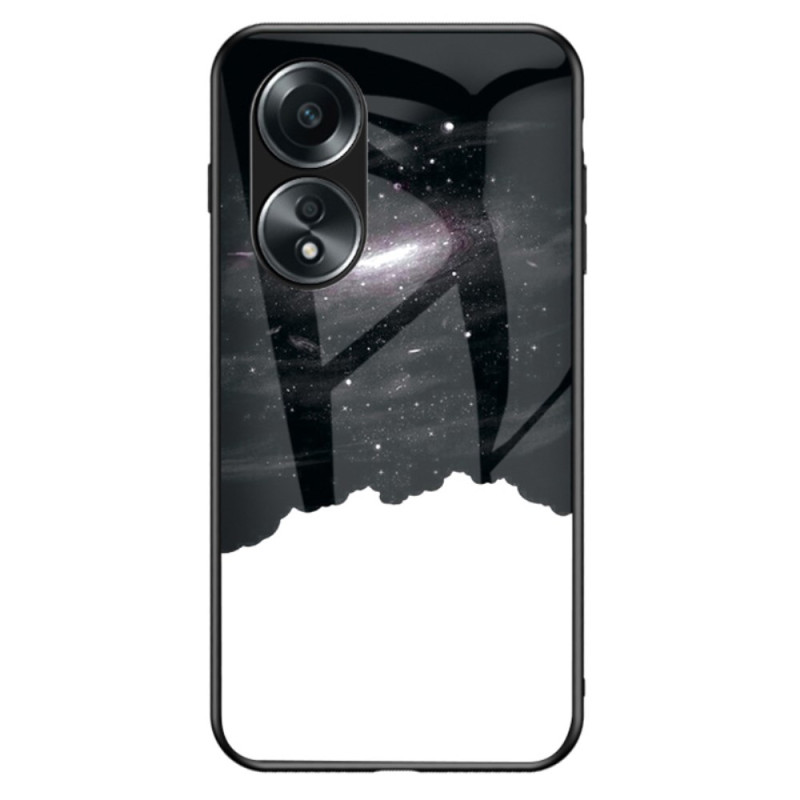 Oppo A58 Starry Sky Funda de cristal templado