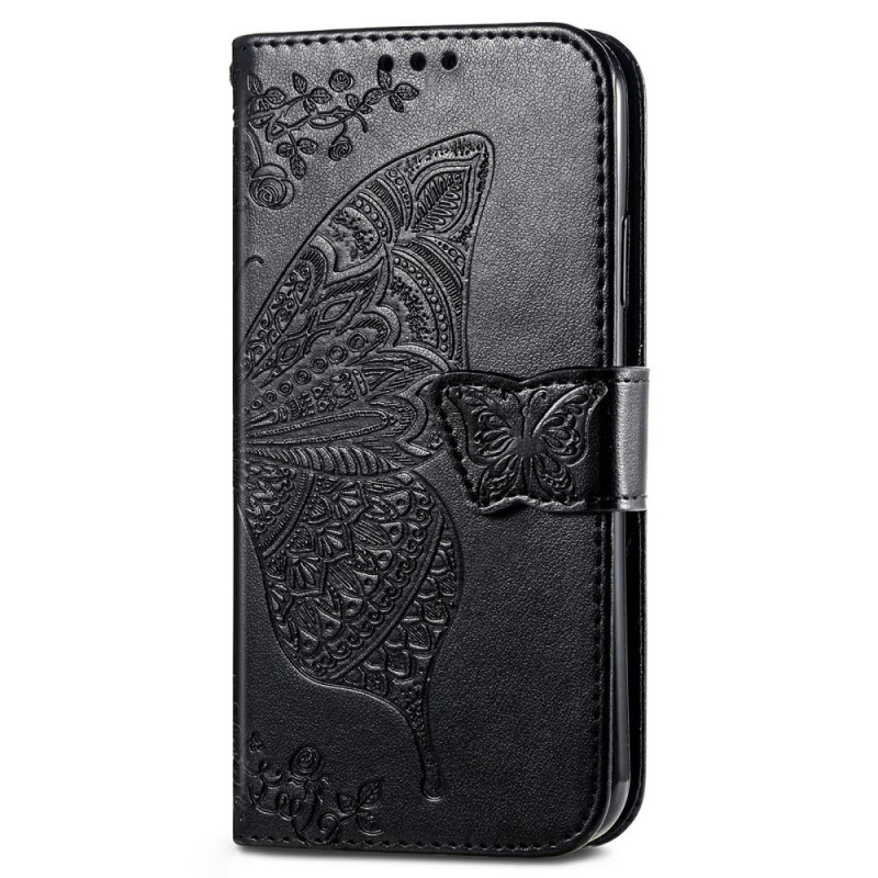 Funda de cordón Oppo A58 Baroque Butterfly