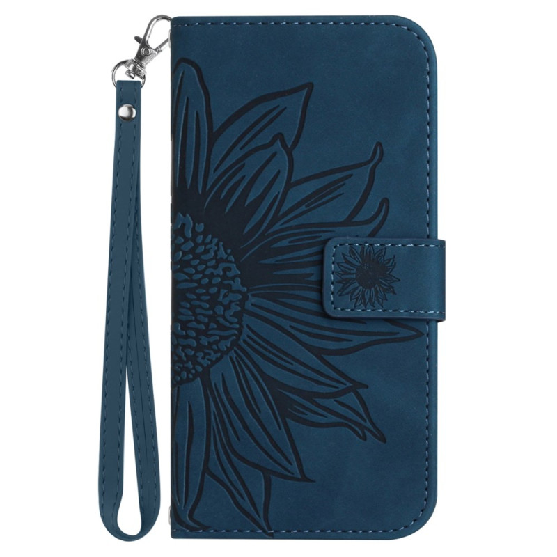 Oppo A58 Sunflower Lanyard Funda
