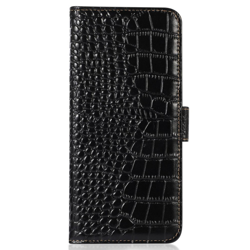 Funda Oppo A58 Textura Cocodrilo Protección RFID