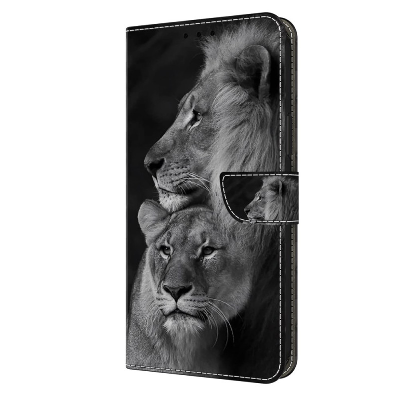 Funda Oppo A38 / A18 Pareja de Leones