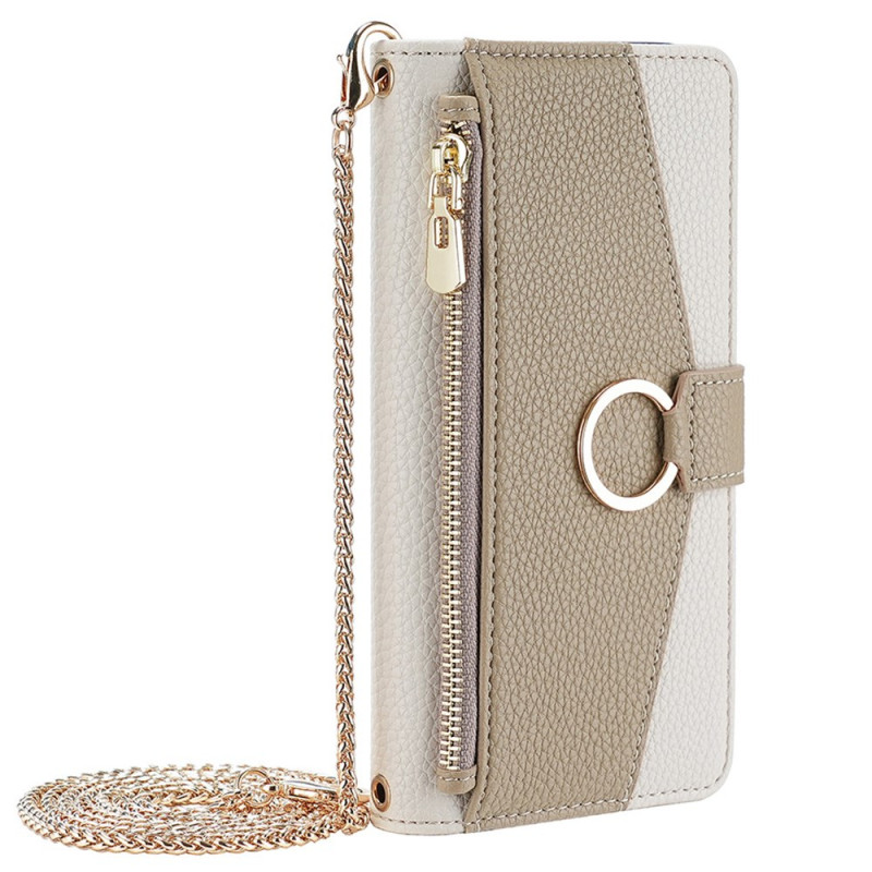 Funda Cartera para Oppo A38 4G / A18 4G con Espejo de Maquillaje