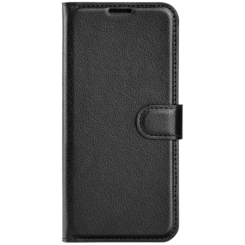 Housse Oppo A38 Simili Cuir Litchi Classique