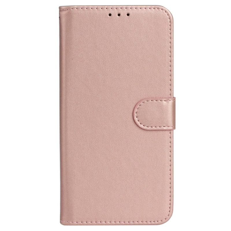 Oppo A98 5G Funda efecto piel con colgante
