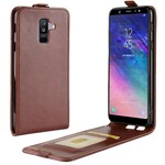 Funda de cuero plegable Samsung Galaxy A6 Plus Funda de cuero plegable Samsung Galaxy A6 Plus
