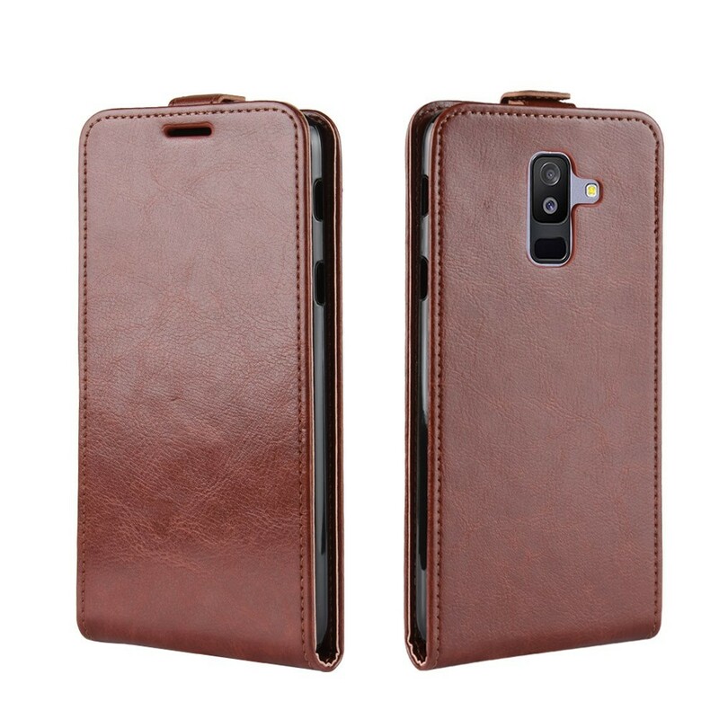 Funda de cuero plegable Samsung Galaxy A6 Plus Funda de cuero plegable Samsung Galaxy A6 Plus
