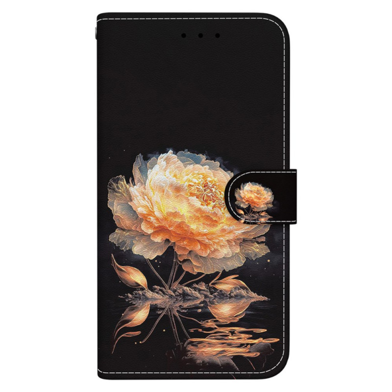 Xiaomi Redmi A3 Peony Gold Lanyard Funda
