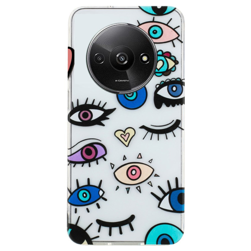 Xiaomi Redmi A3 / Poco C61 Caso Monster Eyes