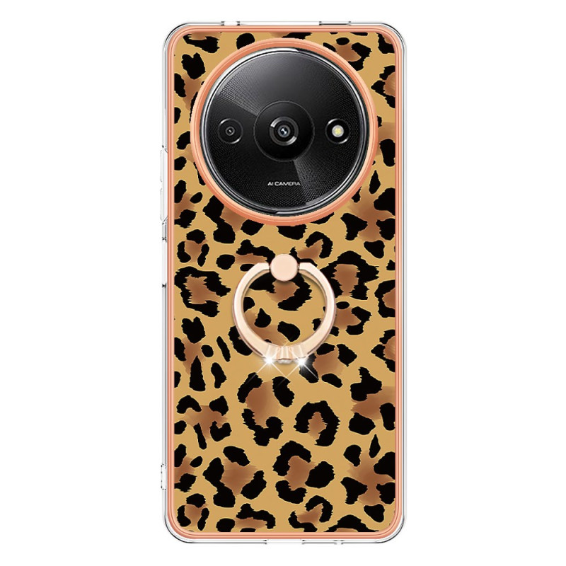 Xiaomi Redmi A3 Funda
 Leopard Print Anillo Soporte