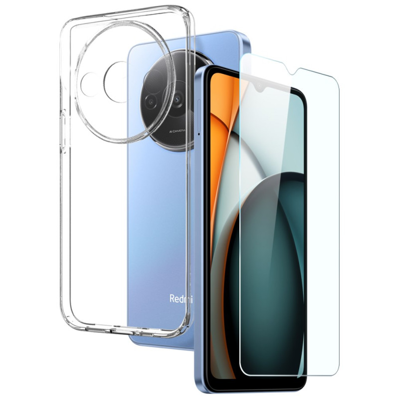 Xiaomi Redmi A3 Funda con Protector de Pantalla Lámina
 de Vidrio Templado