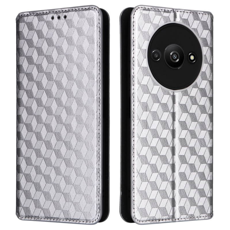 Flip Cover Xiaomi Redmi A3 Cubes 3D