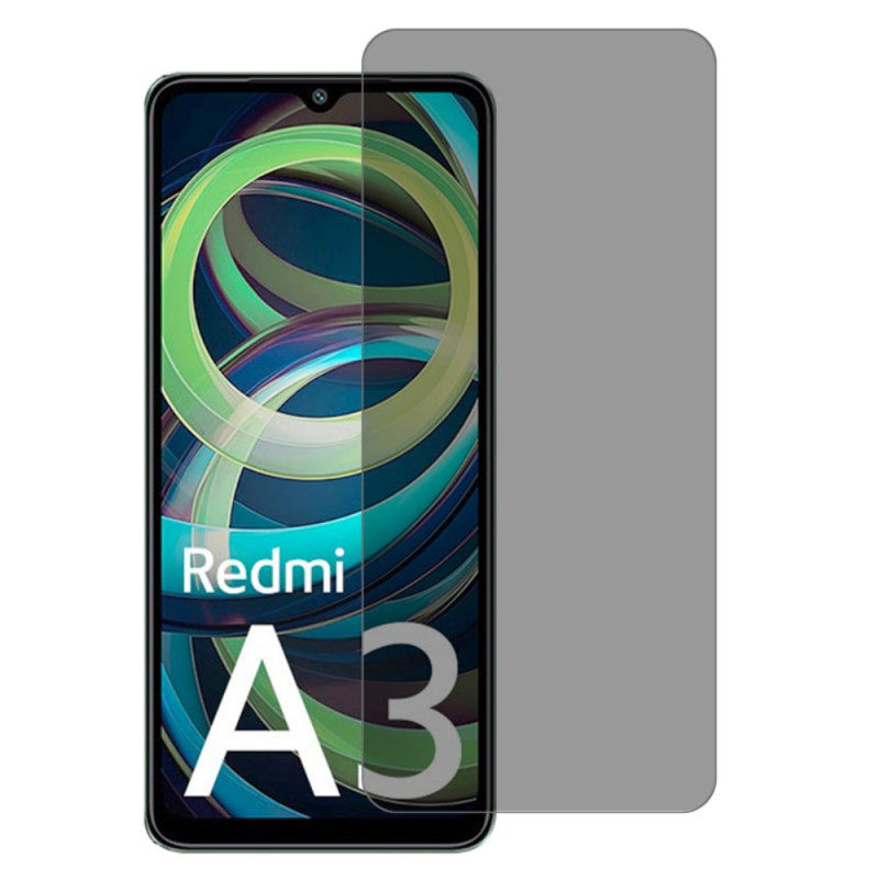 Anti-Spion Protección de cristal templado
 para Xiaomi Redmi A3 pantalla