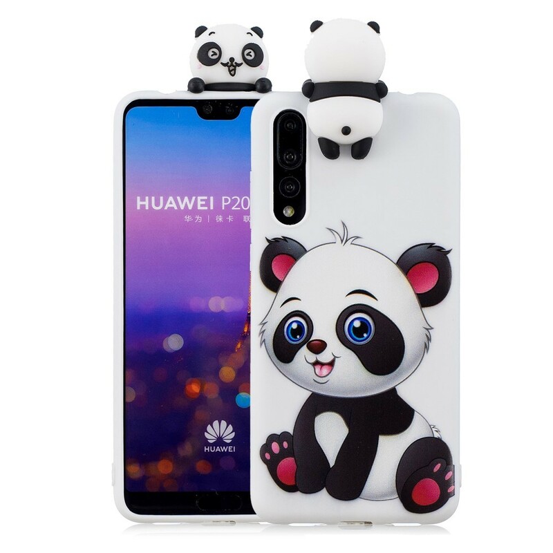 Funda de panda 3D de Huawei P20 Pro única