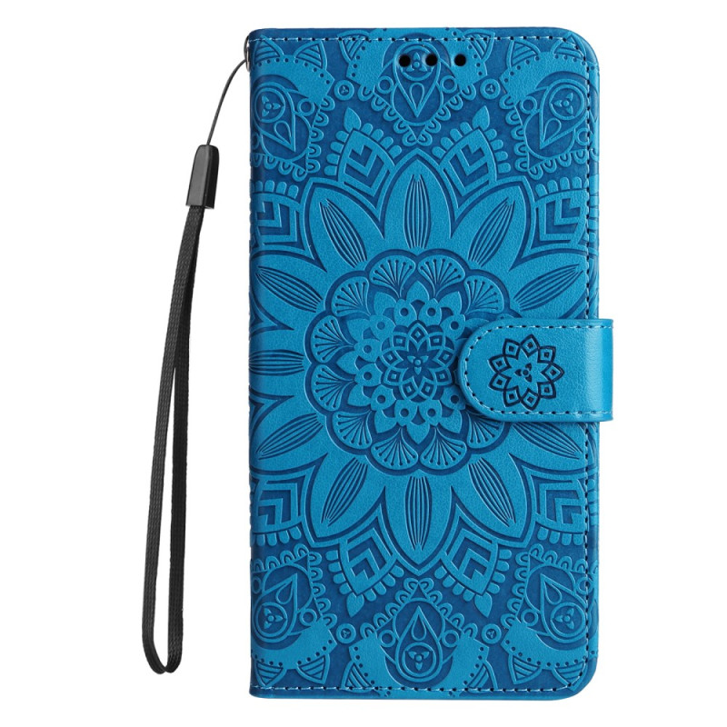 Honor Magic 6 Pro Funda de cordón con estampado de girasoles