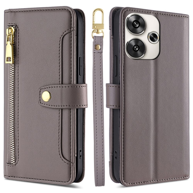 Funda Poco F6 5G Cartera Cordón y bandolera