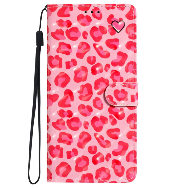 Oppo Reno 10 / 10 Pro Funda Colgante
 Leopardo Rosa