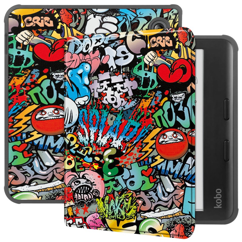 Funda Kobo Libra Color Graffiti