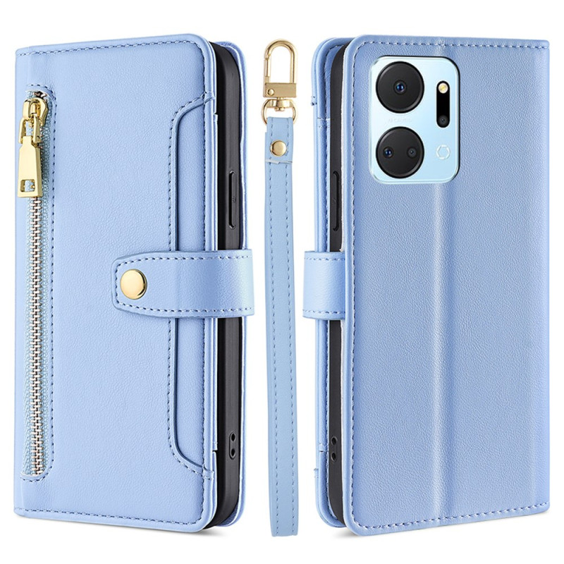 Honor X7a Funda con colgante
para el hombro y cordón para la cartera