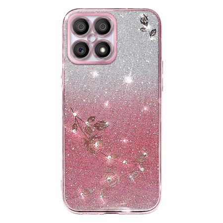 Honor X8 Flor y Rhinestone...