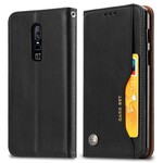 Funda Flip Cover OnePlus 6 Leatherette Card Funda