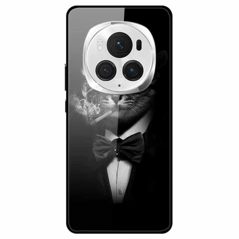 Honor Magic 6 Pro Funda Smoking Cat