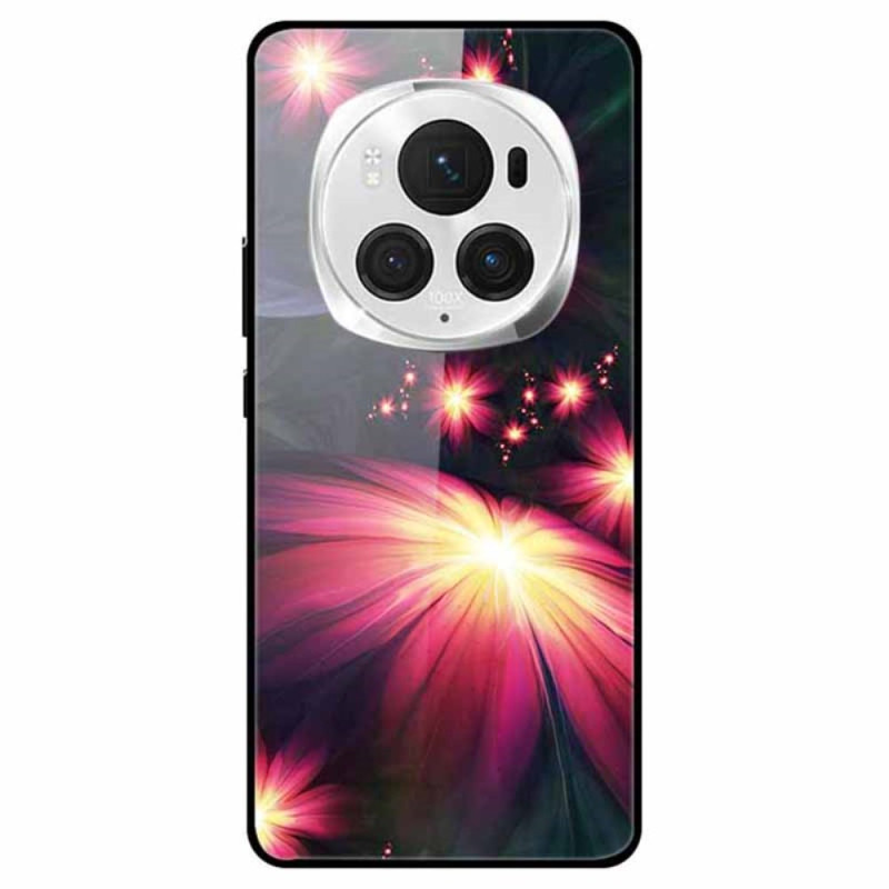 Honor Magic 6 Pro Funda de Cristal Templado Magníficas Flores