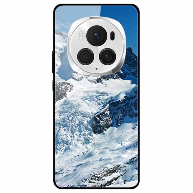 Honor Magic 6 Pro Funda de cristal templado Snowy Mountain