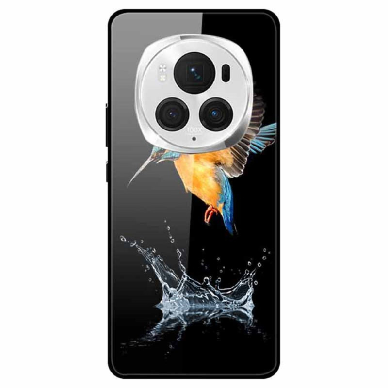 Honor Magic 6 Pro Funda
 de cristal templado
 Pájaro Coronado