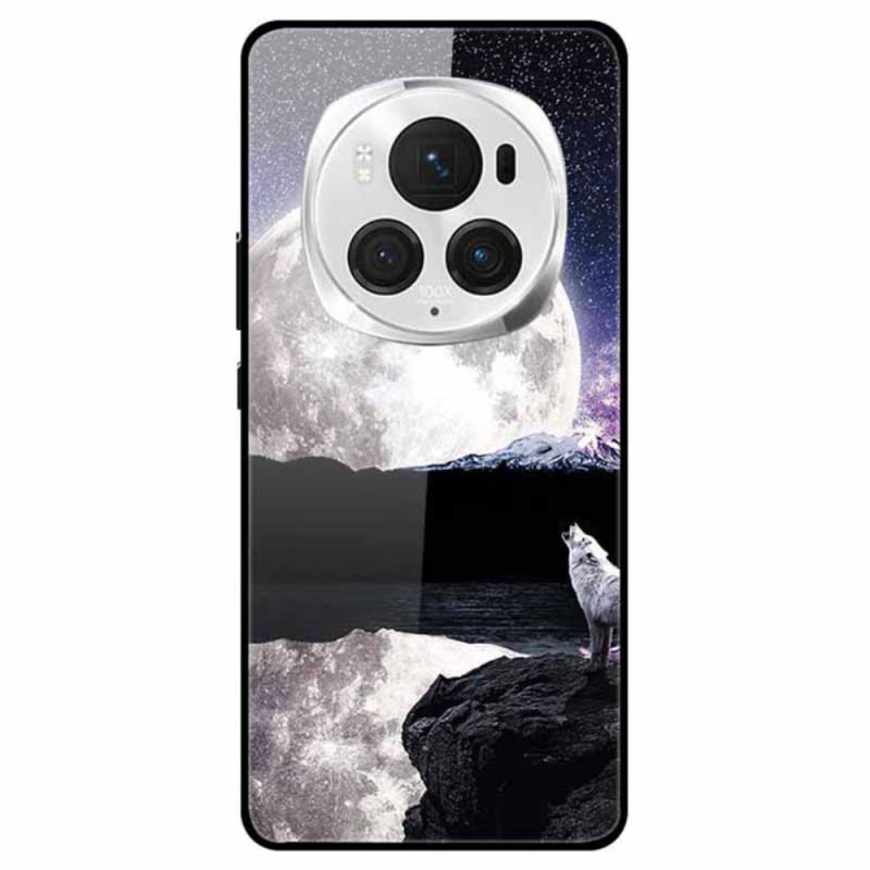 Honor Magic 6 Pro Funda de cristal templado Wolf and Moon