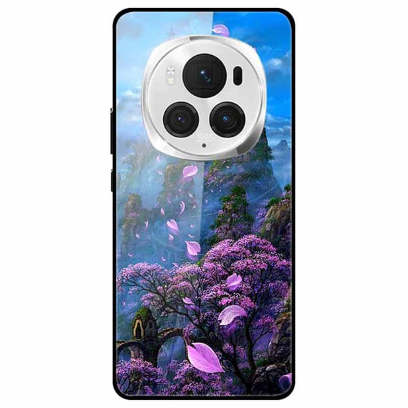 Honor Magic 6 Pro Funda de cristal templado Flowery Mountain