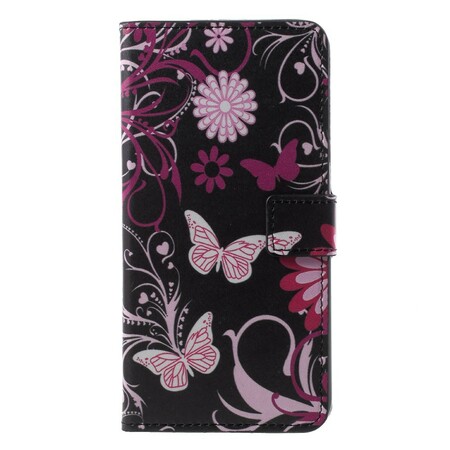 Funda Samsung Galaxy A6 Mariposas y Flores