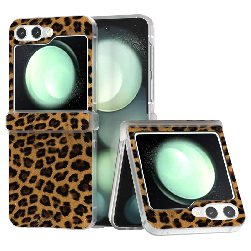 Funda estilo leopardo para Samsung Galaxy Z Flip 6