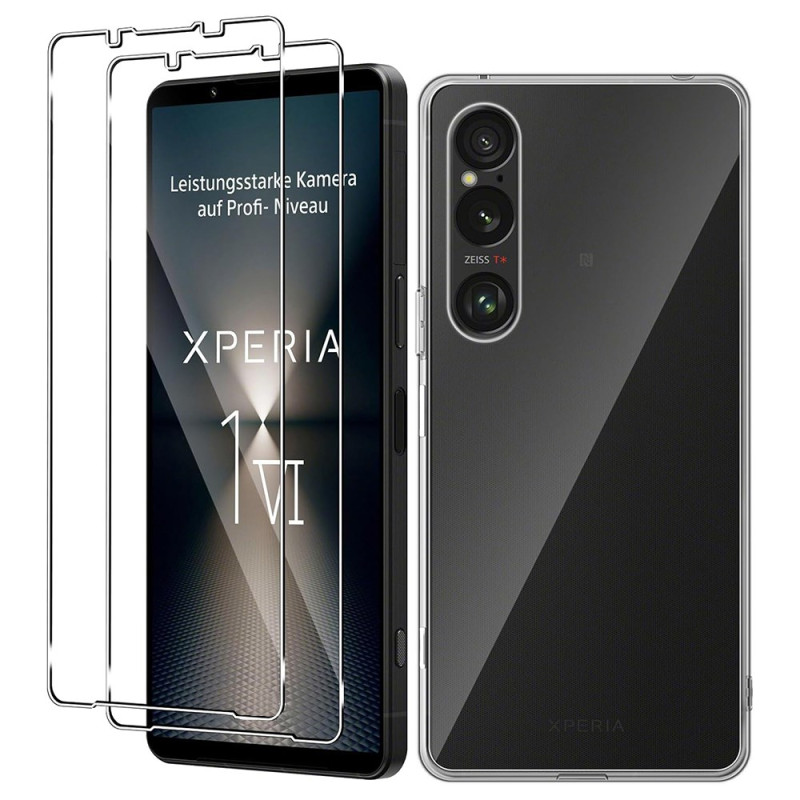 Funda de cristal templado para Sony Xperia 1 VI 2